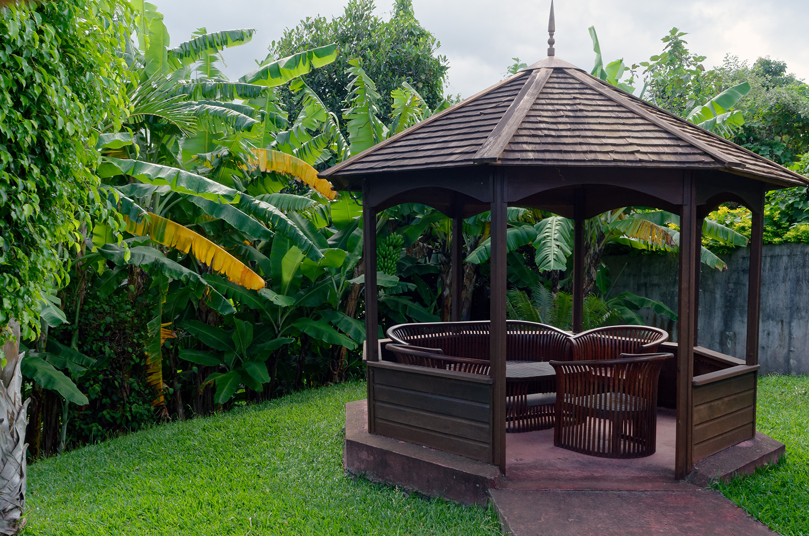 Kiosque à la résidence La Palmeraie © Valérie Koch - Tous droits réservés