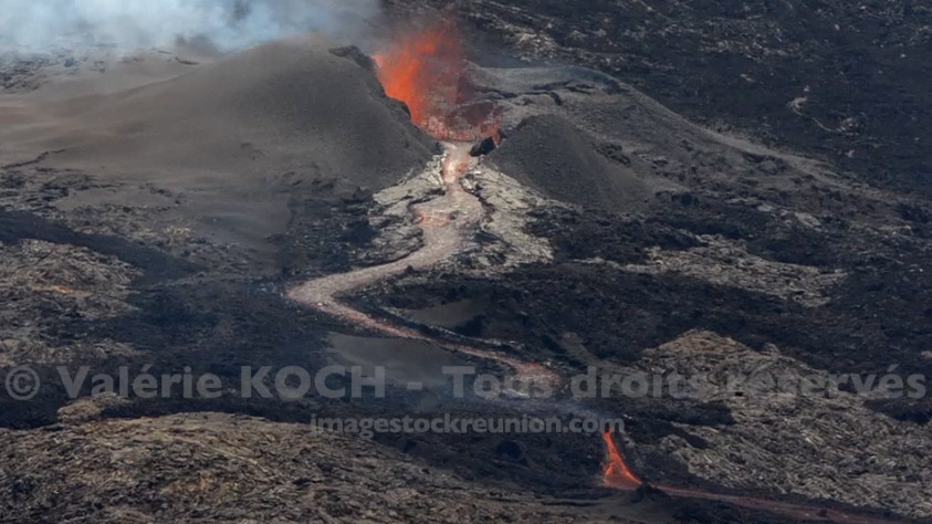 Eruption au Piton de la Fournaise © Valérie Koch - Tous droits réservés